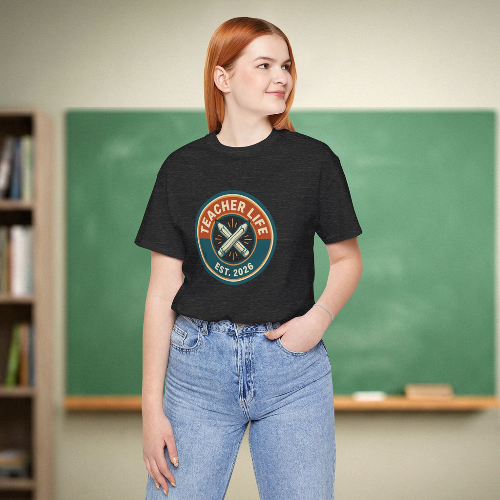 Teacher Life Est. 2026 | New Teacher Shirt | Bella Canvas 3001