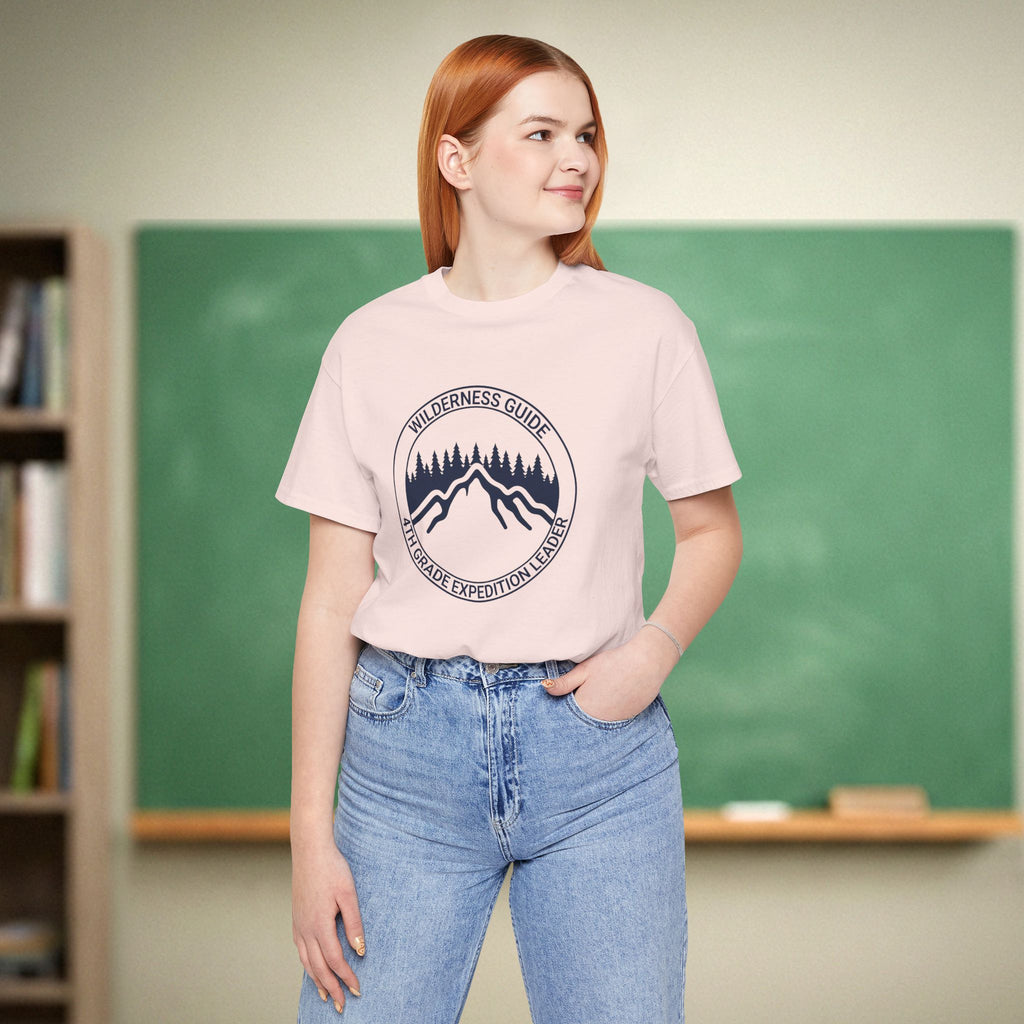4th Grade Expedition Leader Teacher Shirt | Wilderness Guide Tee | Bella Canvas 3001