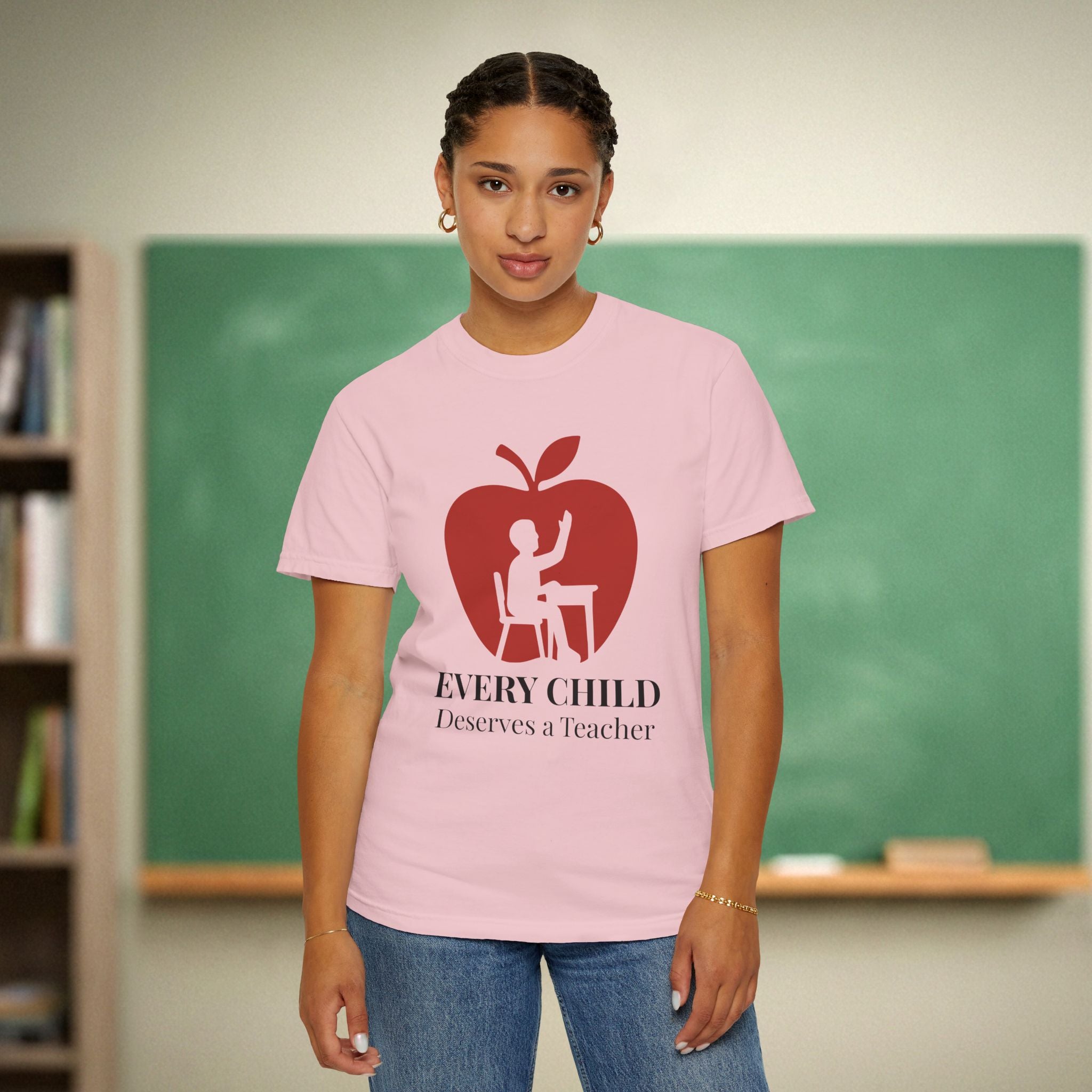Every Child Deserves a Teacher | Advocacy Teacher Shirt | Premium Comfort Colors 1717 Vintage Tee