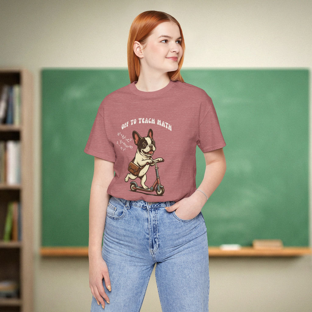 Off to Teach Math | Math Teacher Shirt | Bella Canvas 3001