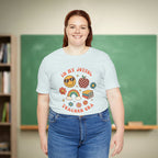 In My Joyful Teacher Era Shirt | Retro Smiley Teacher Tee | Bella Canvas 3001