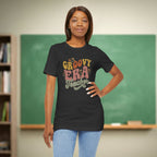 Groovy Era Teacher Shirt | Retro Floral Teacher Tee | Bella Canvas 3001