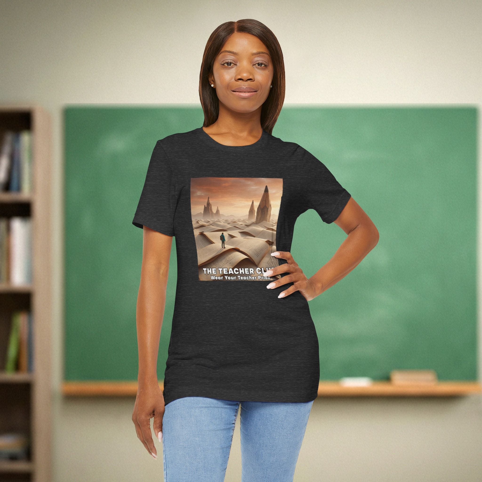 The Teacher Club Shirt | Cinematic Book Dunes Teacher Tee | Bella Canvas 3001