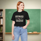 Overstimulated but Educated | Funny Teacher Shirt | Relatable Teacher Gift Tee
